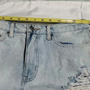 F21 jean ripped shorts